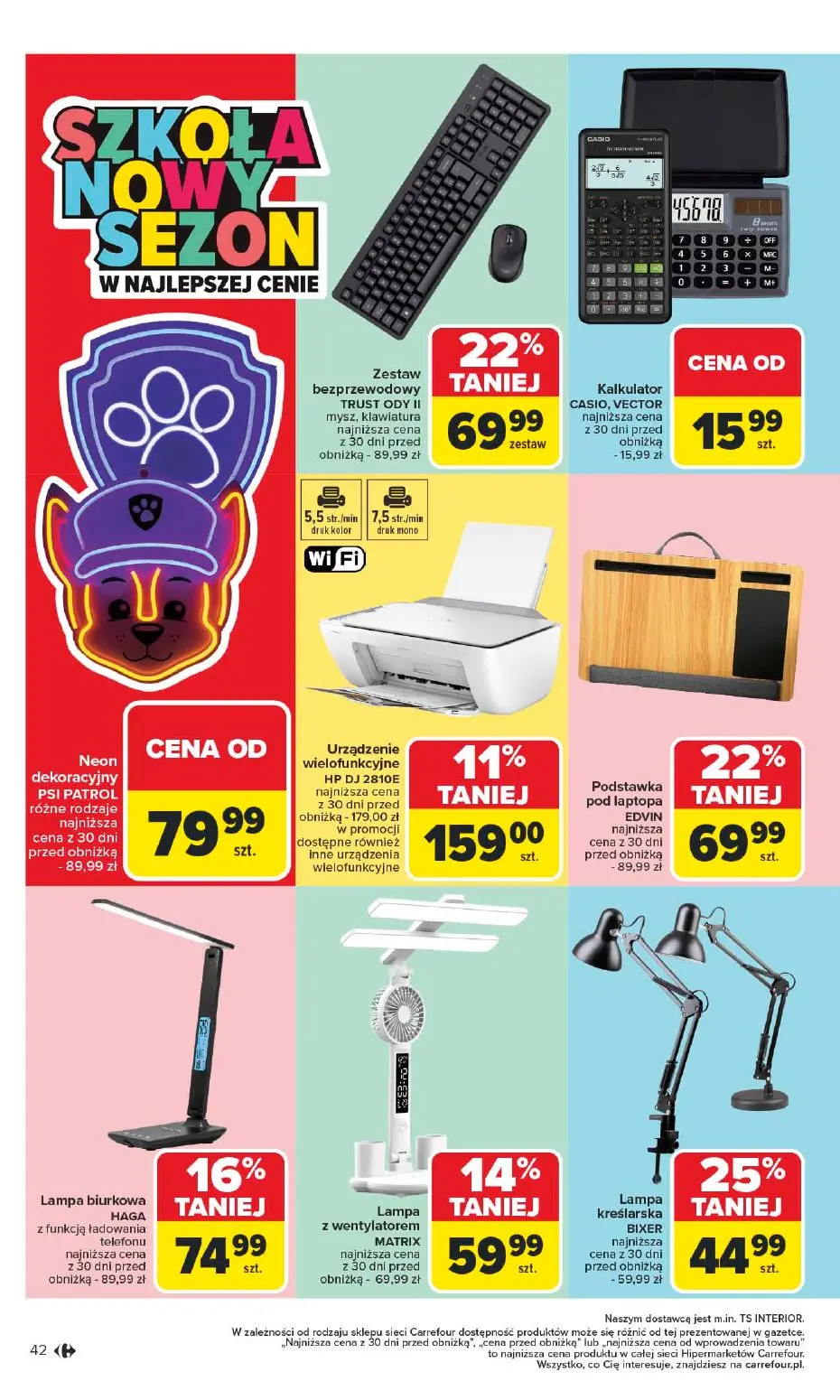 gazetka promocyjna Carrefour Szkoła nowy sezon - Strona 42