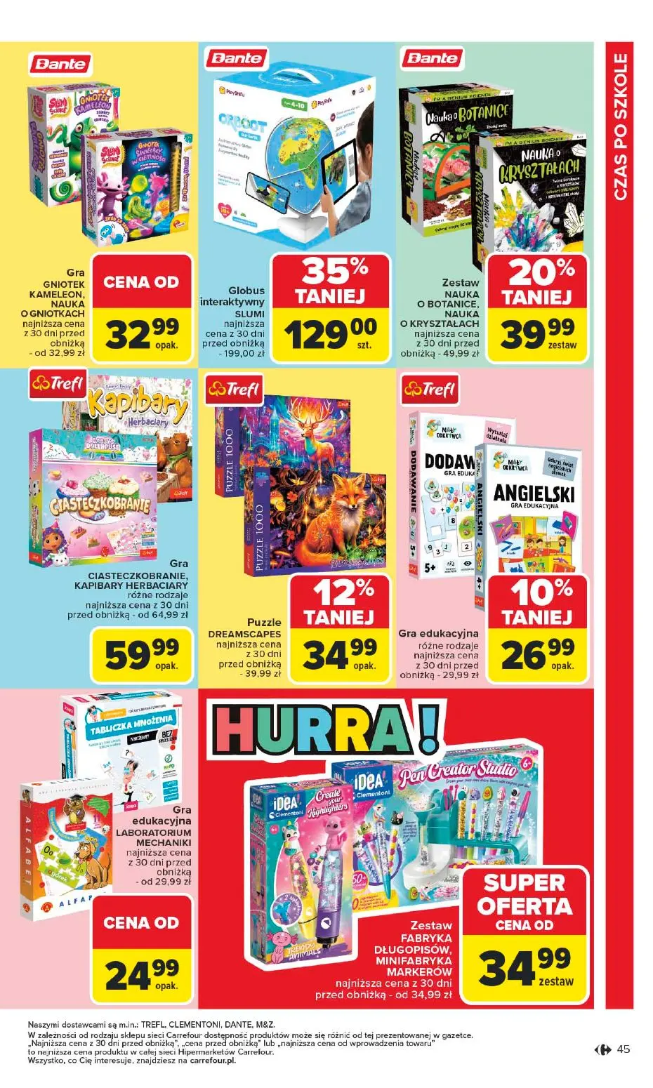 gazetka promocyjna Carrefour Szkoła nowy sezon - Strona 45