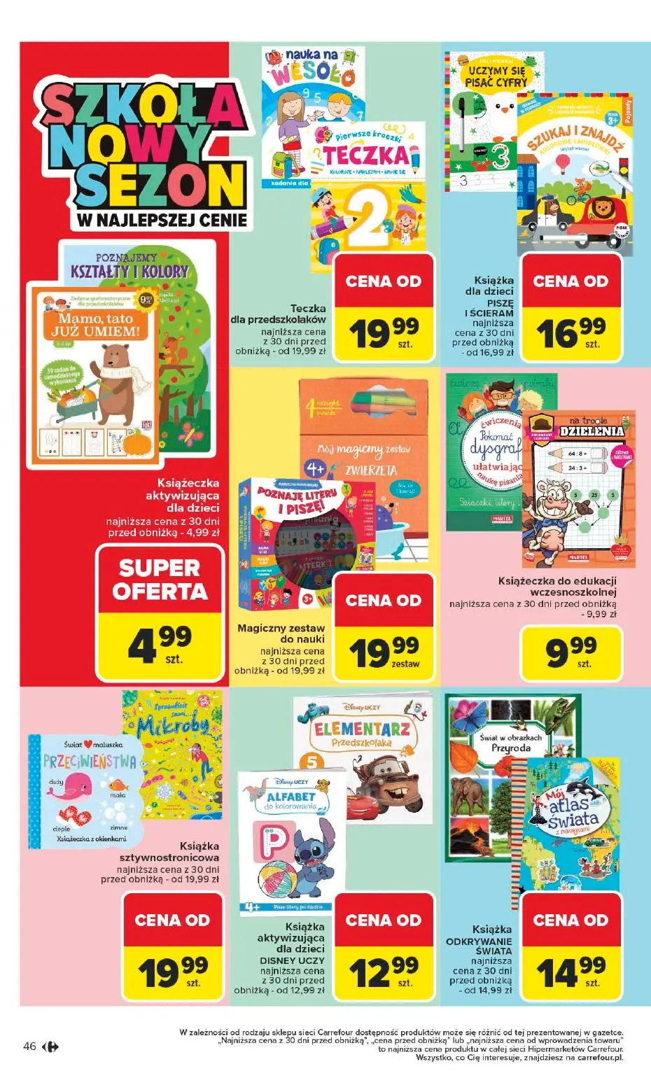 gazetka promocyjna Carrefour Szkoła nowy sezon - Strona 46