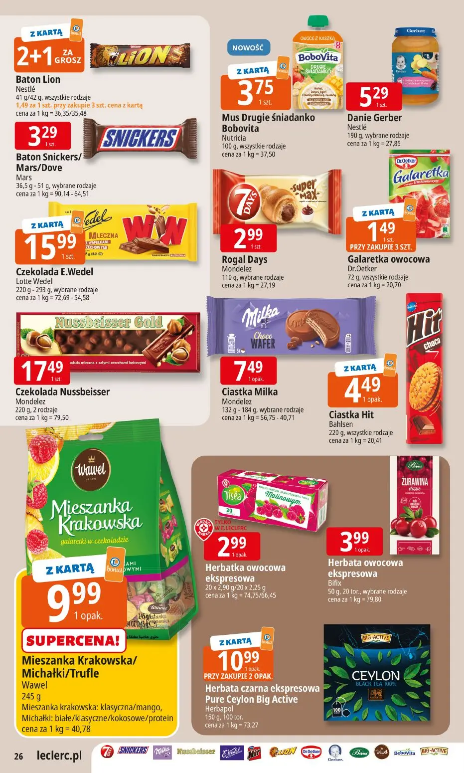 gazetka promocyjna E.Leclerc Wybór w dobrej cenie - Strona 25