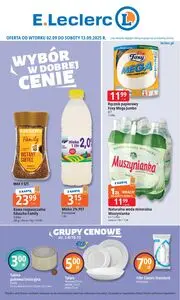 Gazetka promocyjna E.Leclerc, ważna od 2025-09-02 do 2025-09-13.