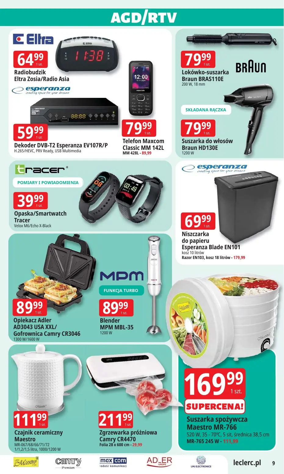 gazetka promocyjna E.Leclerc Wybór w dobrej cenie - oferta rozszerzona - Strona 9