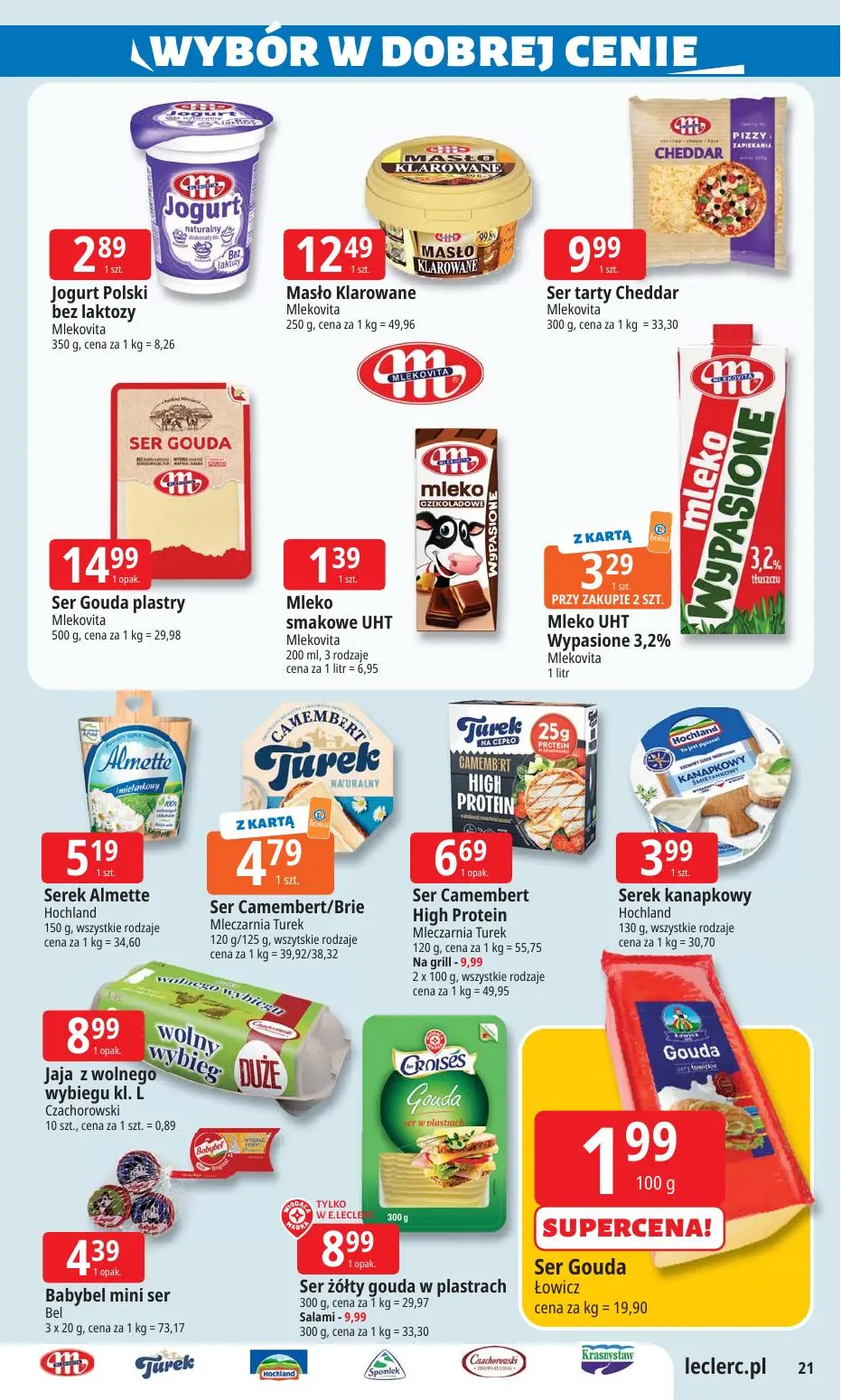 gazetka promocyjna E.Leclerc Wybór w dobrej cenie - oferta rozszerzona - Strona 21