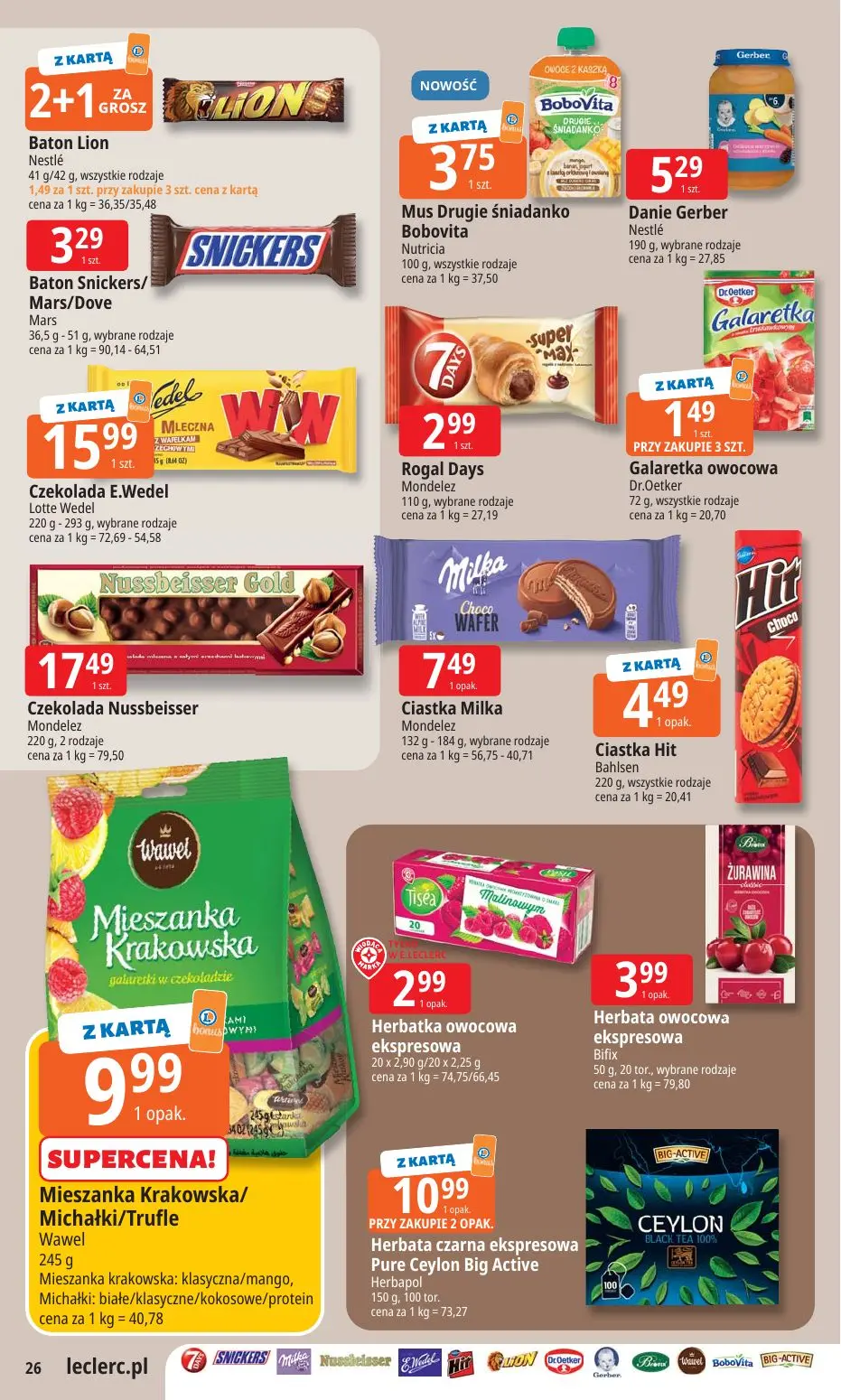 gazetka promocyjna E.Leclerc Wybór w dobrej cenie - oferta rozszerzona - Strona 26