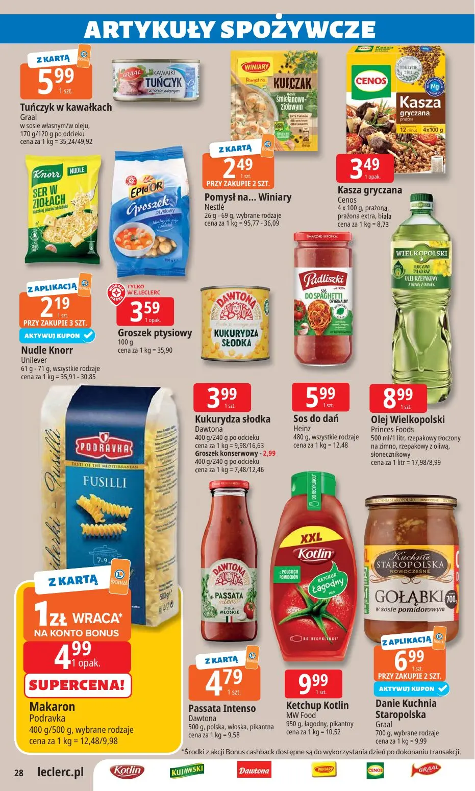gazetka promocyjna E.Leclerc Wybór w dobrej cenie - oferta rozszerzona - Strona 28