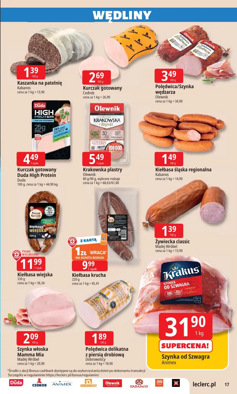 gazetka promocyjna E.Leclerc Wybór w dobrej cenie - Strona 17