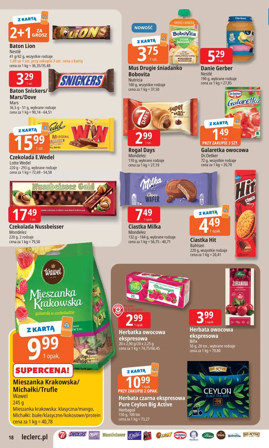 gazetka promocyjna E.Leclerc Wybór w dobrej cenie - Strona 18