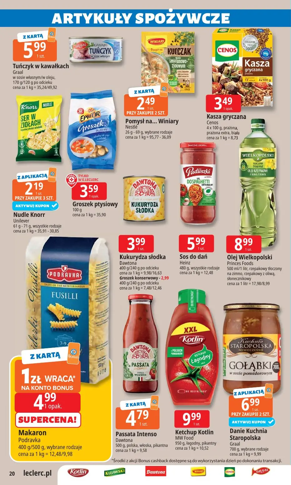 gazetka promocyjna E.Leclerc Wybór w dobrej cenie - Strona 20