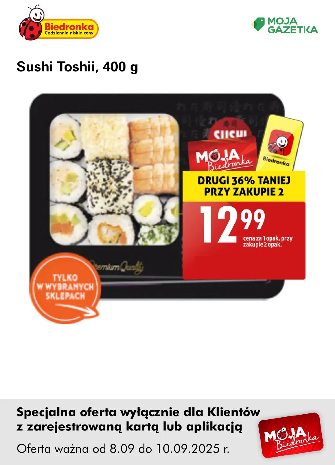 gazetka promocyjna Biedronka Oferta z kartą Moja Biedronka - Strona 8