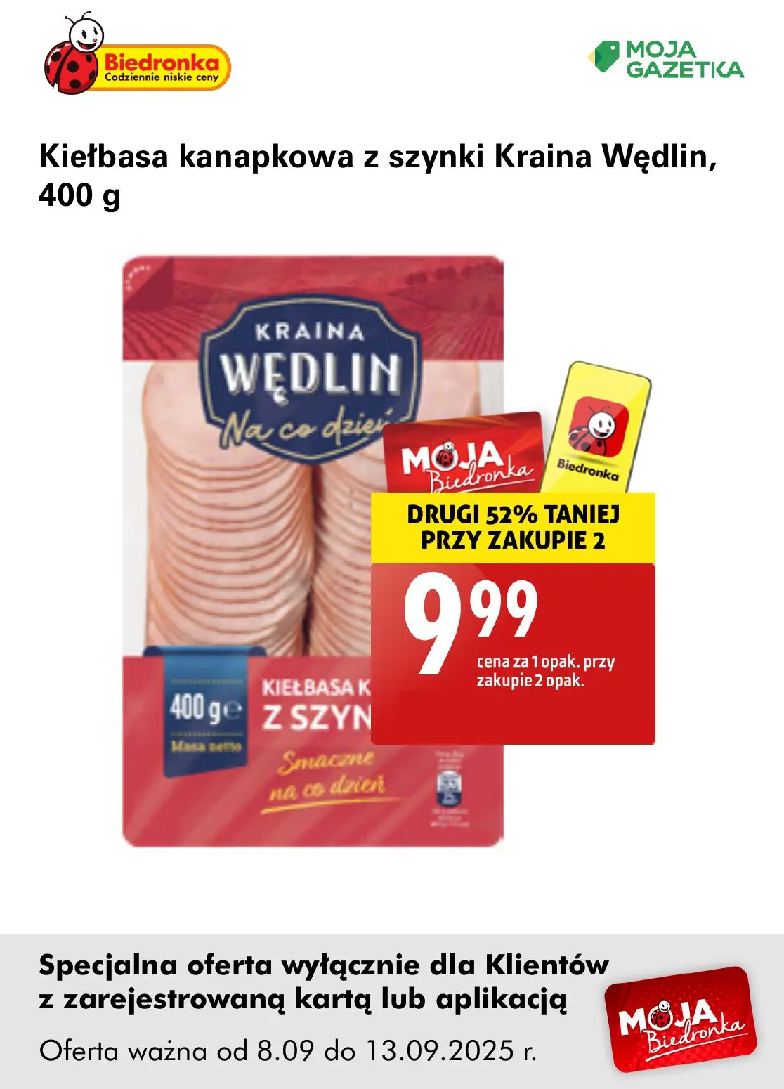 gazetka promocyjna Biedronka Oferta z kartą Moja Biedronka - Strona 18