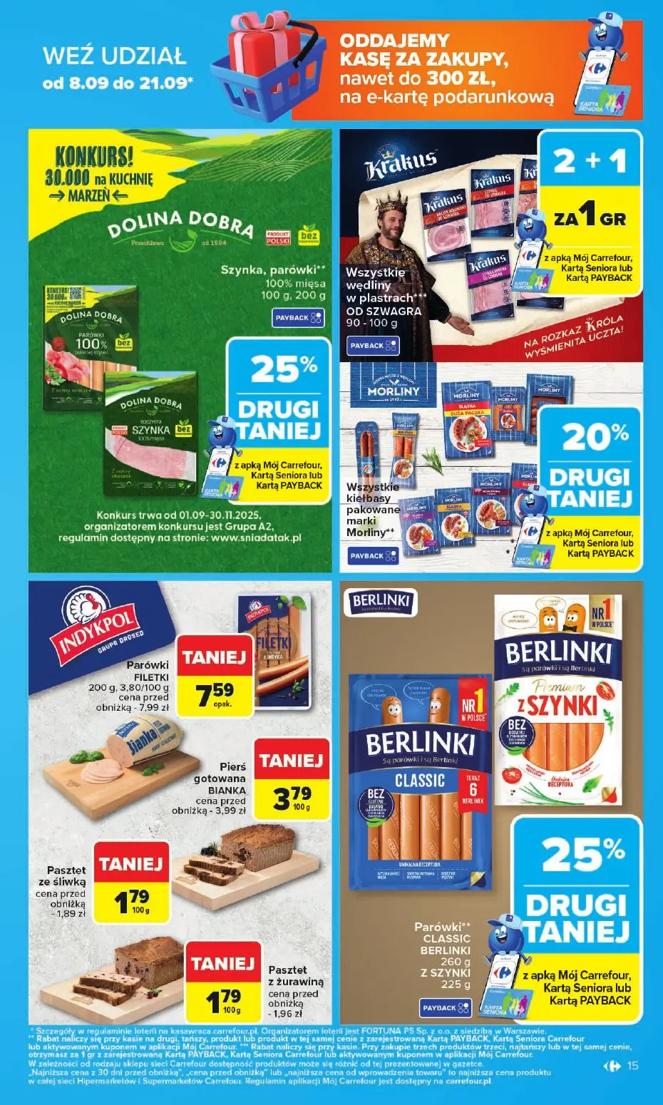 gazetka promocyjna Carrefour Market Loteria kasa wraca - Strona 15