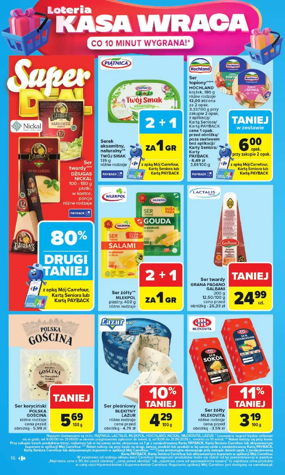 gazetka promocyjna Carrefour Market Loteria kasa wraca - Strona 16