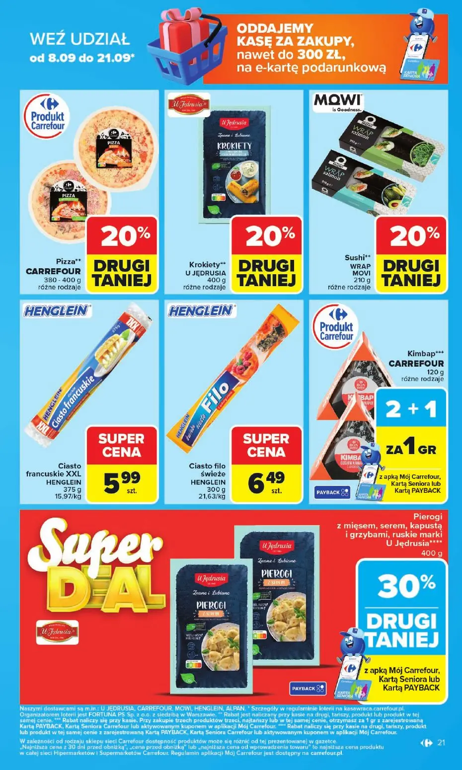 gazetka promocyjna Carrefour Market Loteria kasa wraca - Strona 21