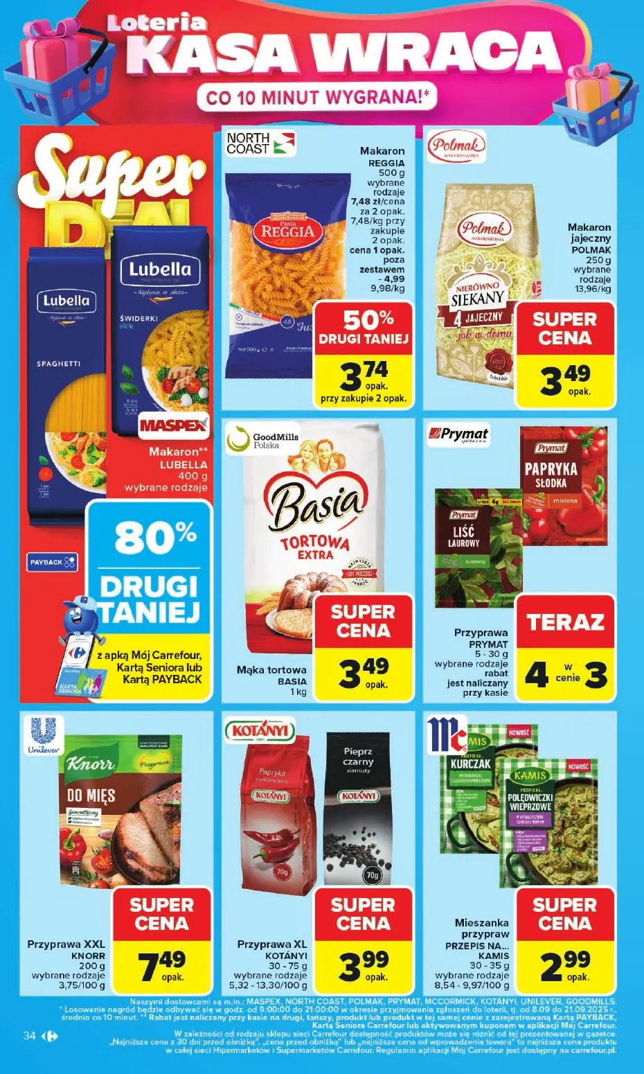 gazetka promocyjna Carrefour Market Loteria kasa wraca - Strona 34