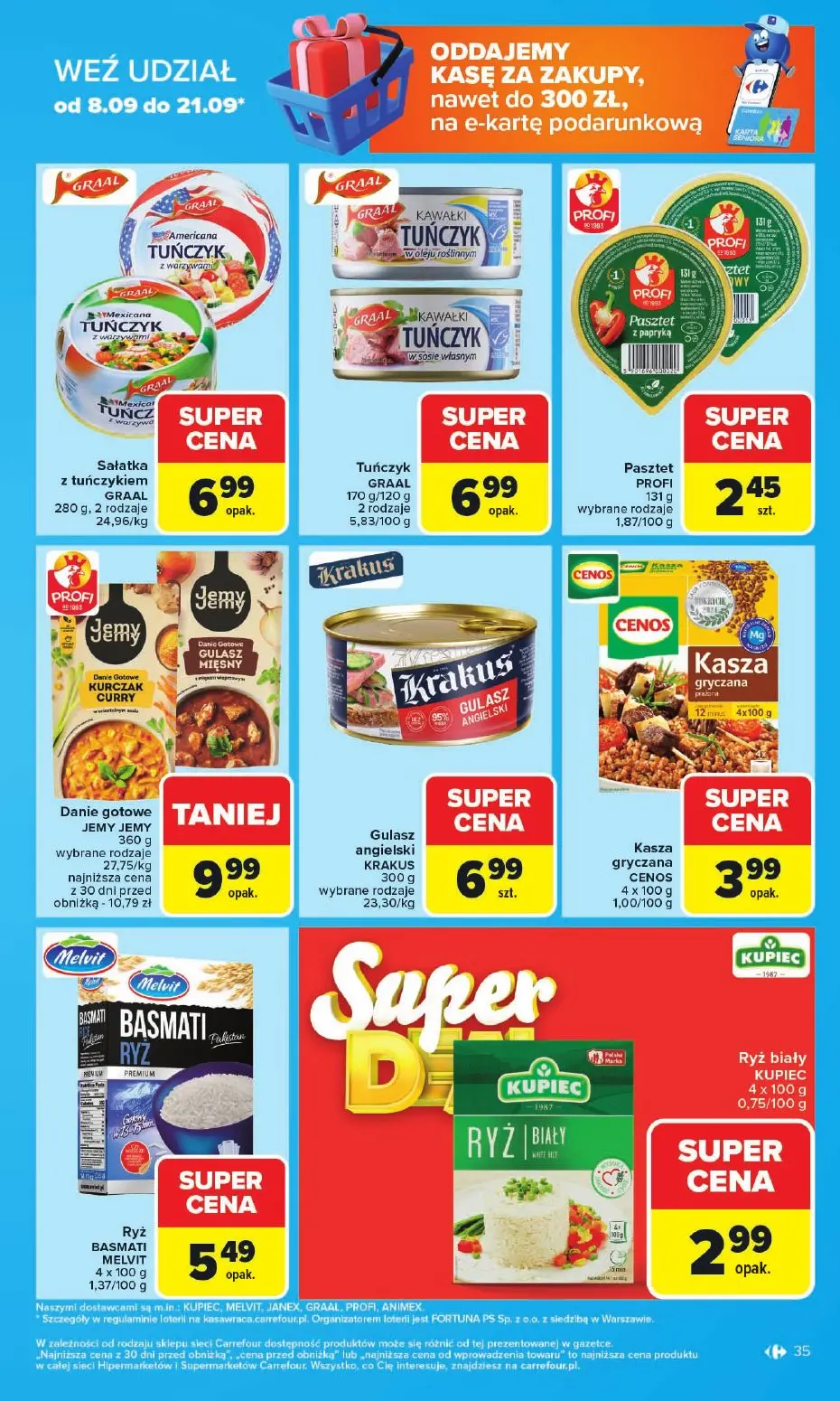 gazetka promocyjna Carrefour Market Loteria kasa wraca - Strona 35