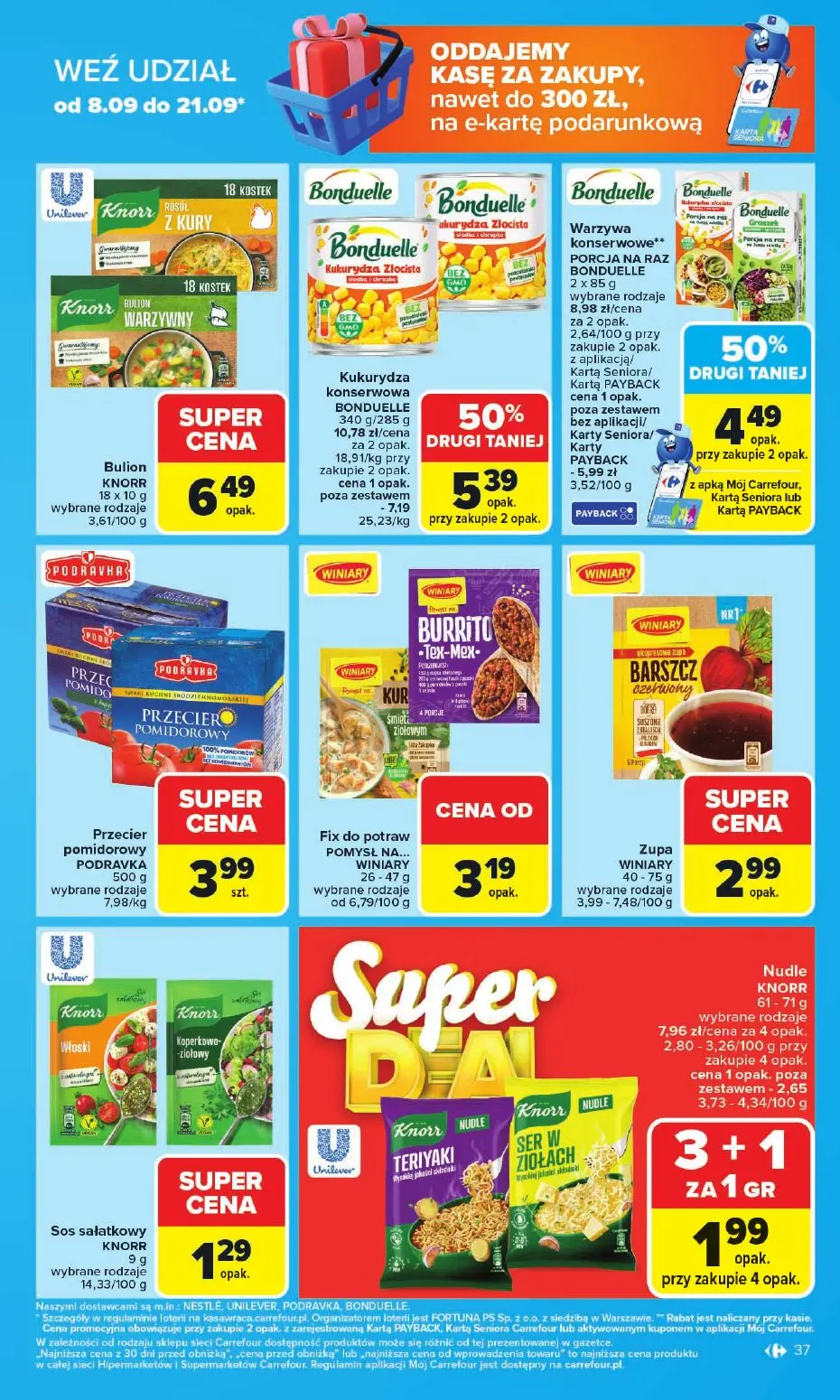 gazetka promocyjna Carrefour Market Loteria kasa wraca - Strona 37