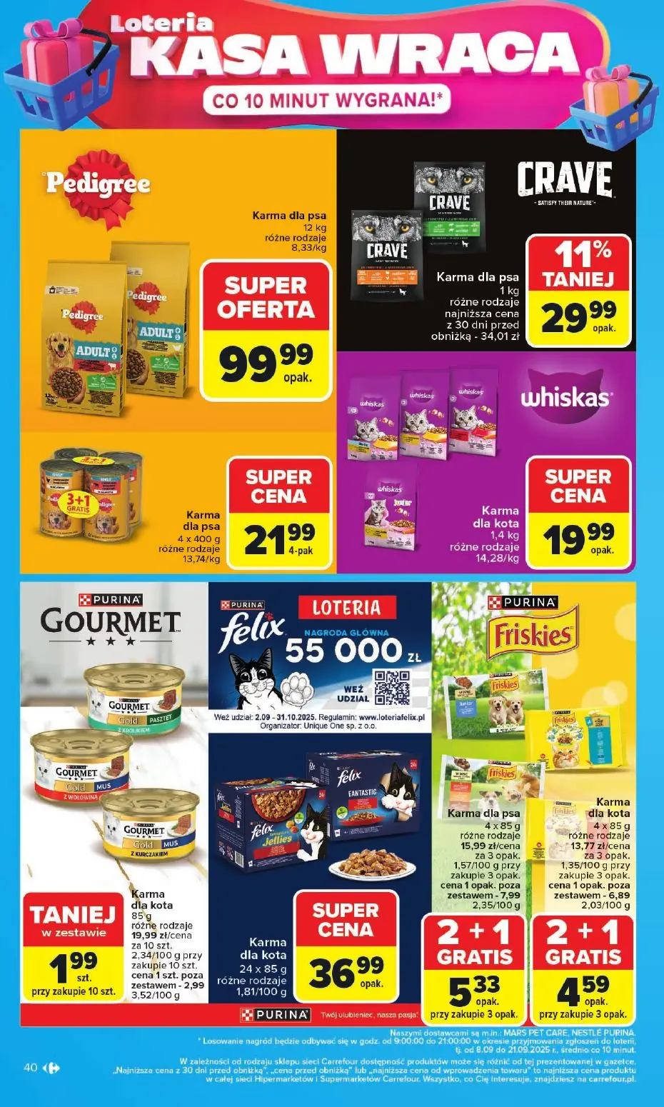 gazetka promocyjna Carrefour Market Loteria kasa wraca - Strona 40