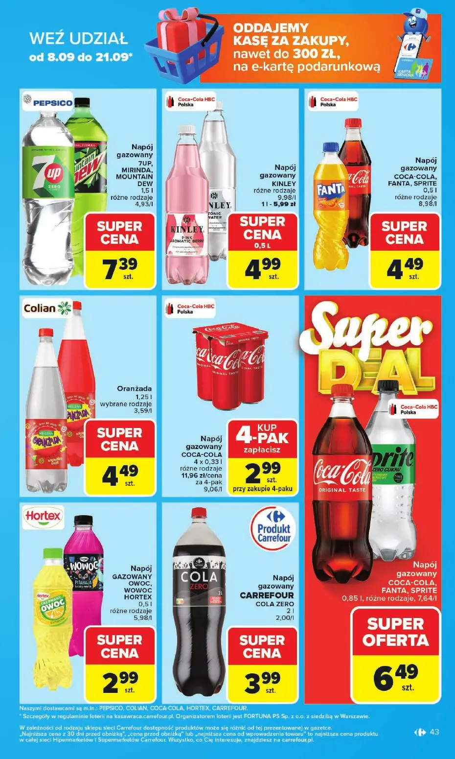 gazetka promocyjna Carrefour Market Loteria kasa wraca - Strona 43