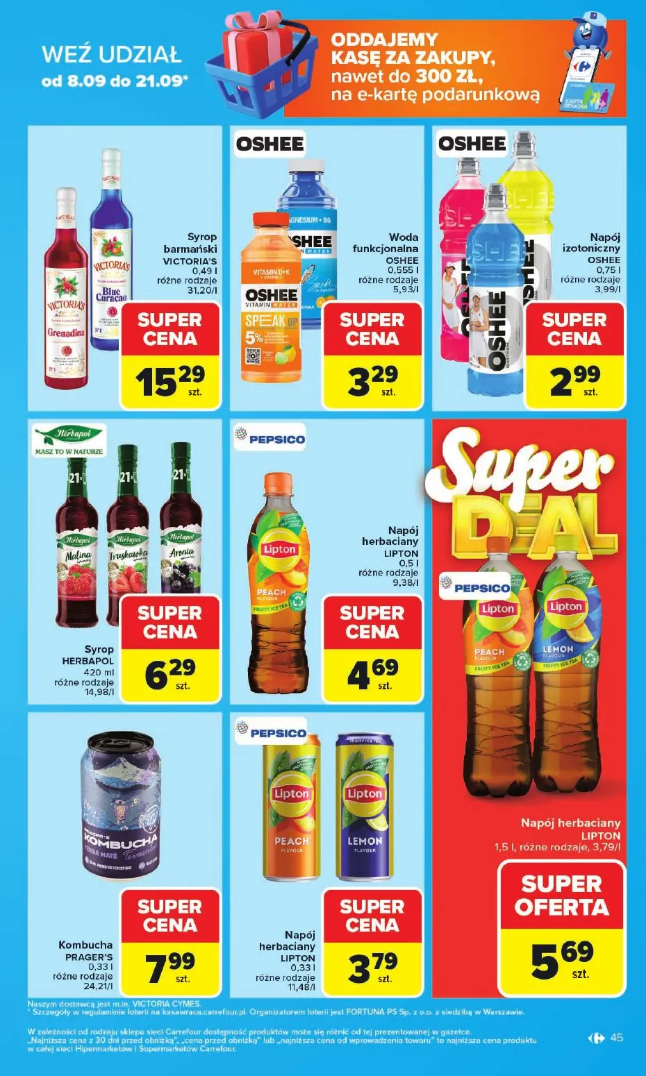 gazetka promocyjna Carrefour Market Loteria kasa wraca - Strona 45
