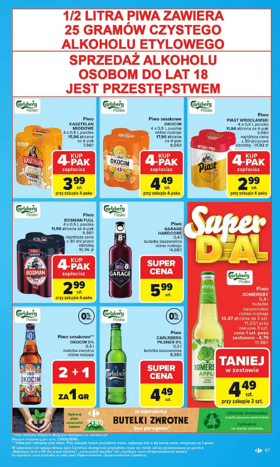 gazetka promocyjna Carrefour Market Loteria kasa wraca - Strona 47