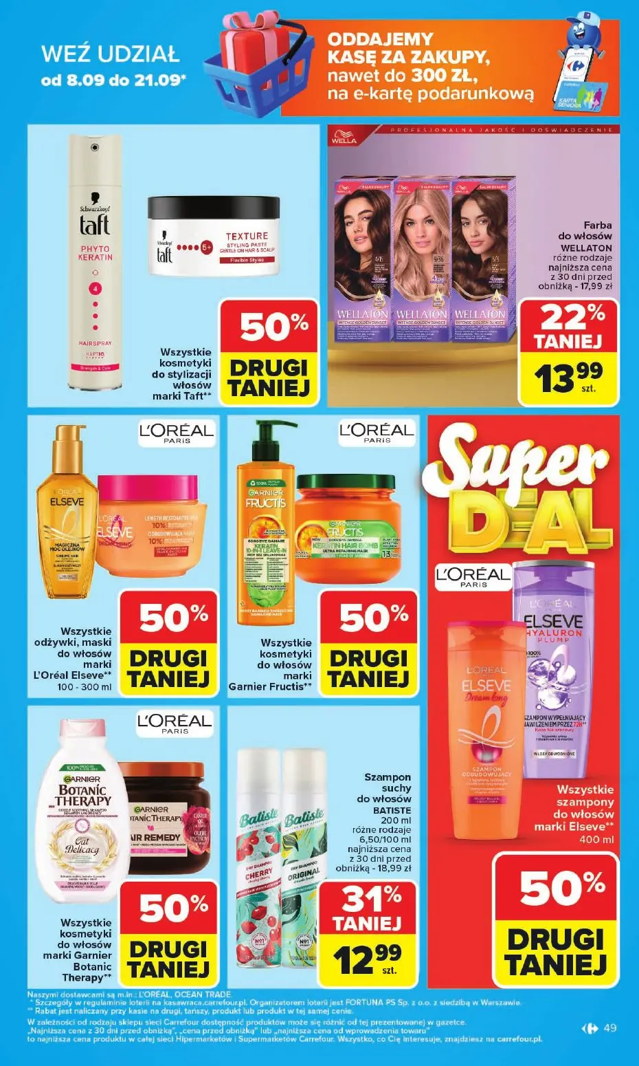 gazetka promocyjna Carrefour Market Loteria kasa wraca - Strona 49