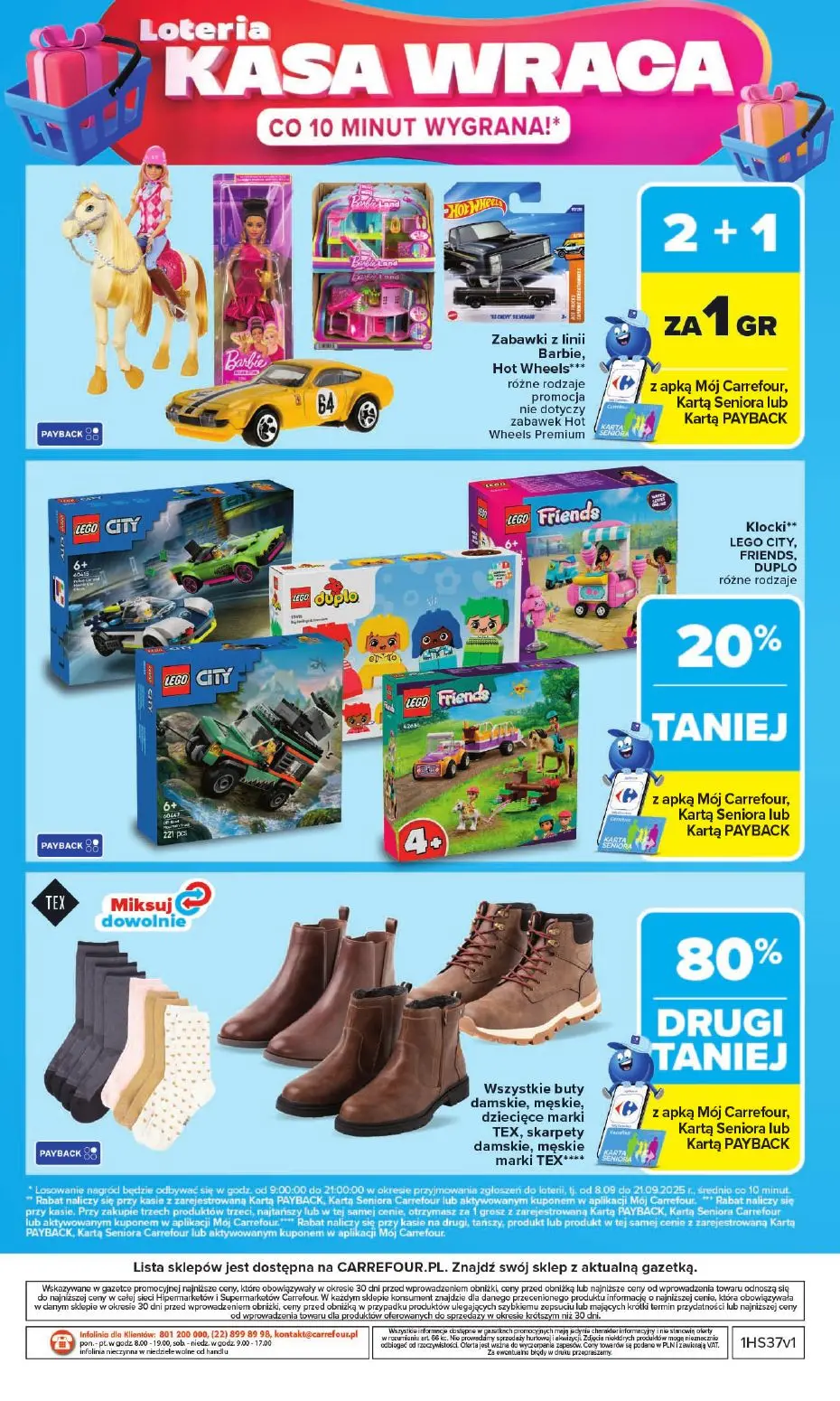 gazetka promocyjna Carrefour Market Loteria kasa wraca - Strona 56