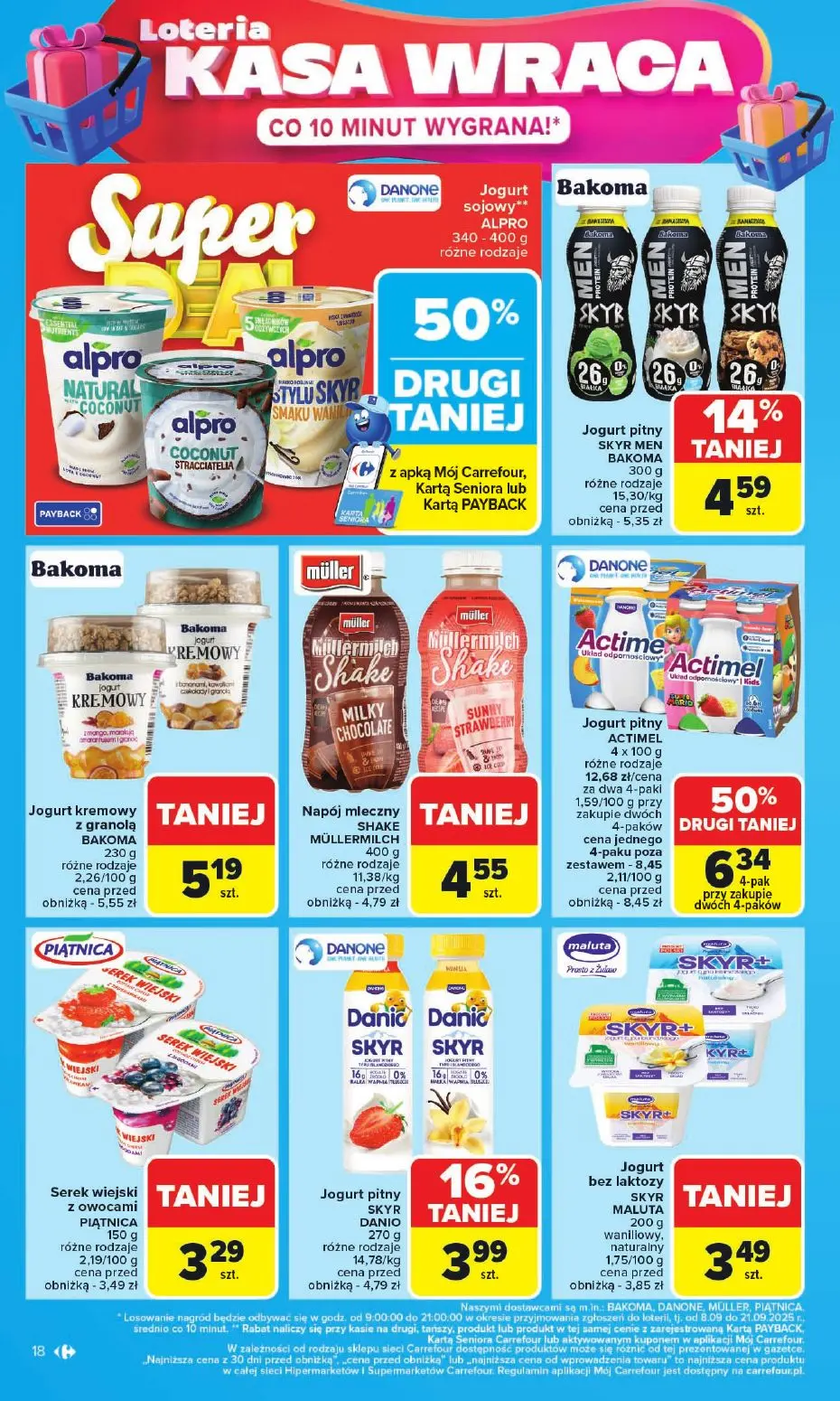 gazetka promocyjna Carrefour Loteria kasa wraca - Strona 18