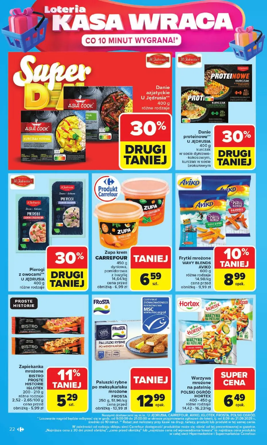 gazetka promocyjna Carrefour Loteria kasa wraca - Strona 22