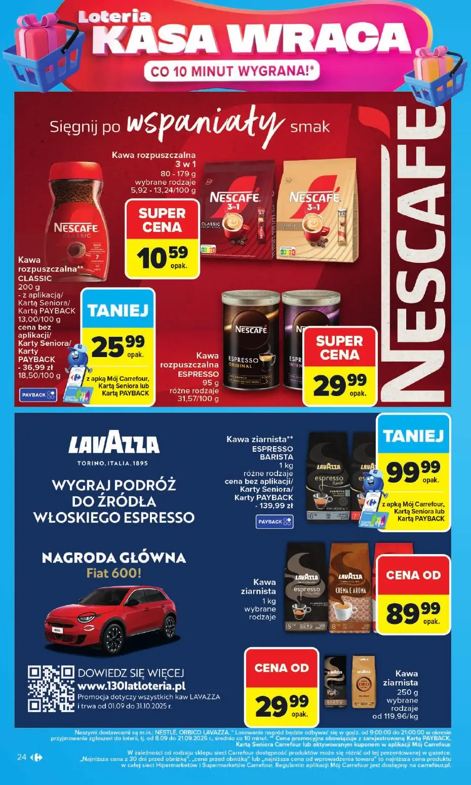 gazetka promocyjna Carrefour Loteria kasa wraca - Strona 24