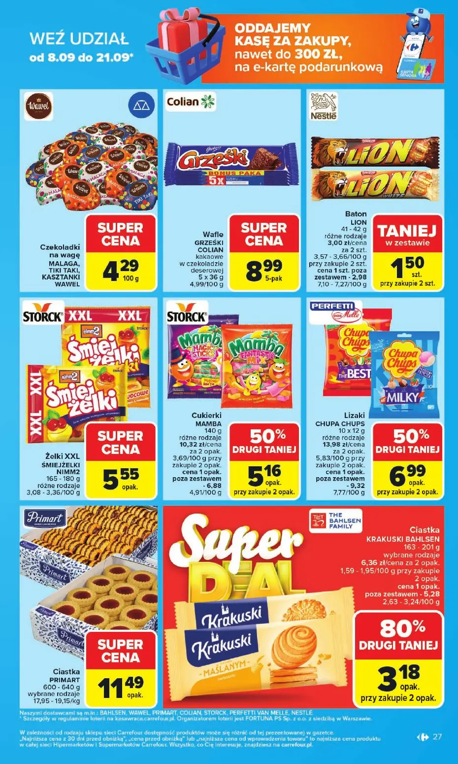 gazetka promocyjna Carrefour Loteria kasa wraca - Strona 27