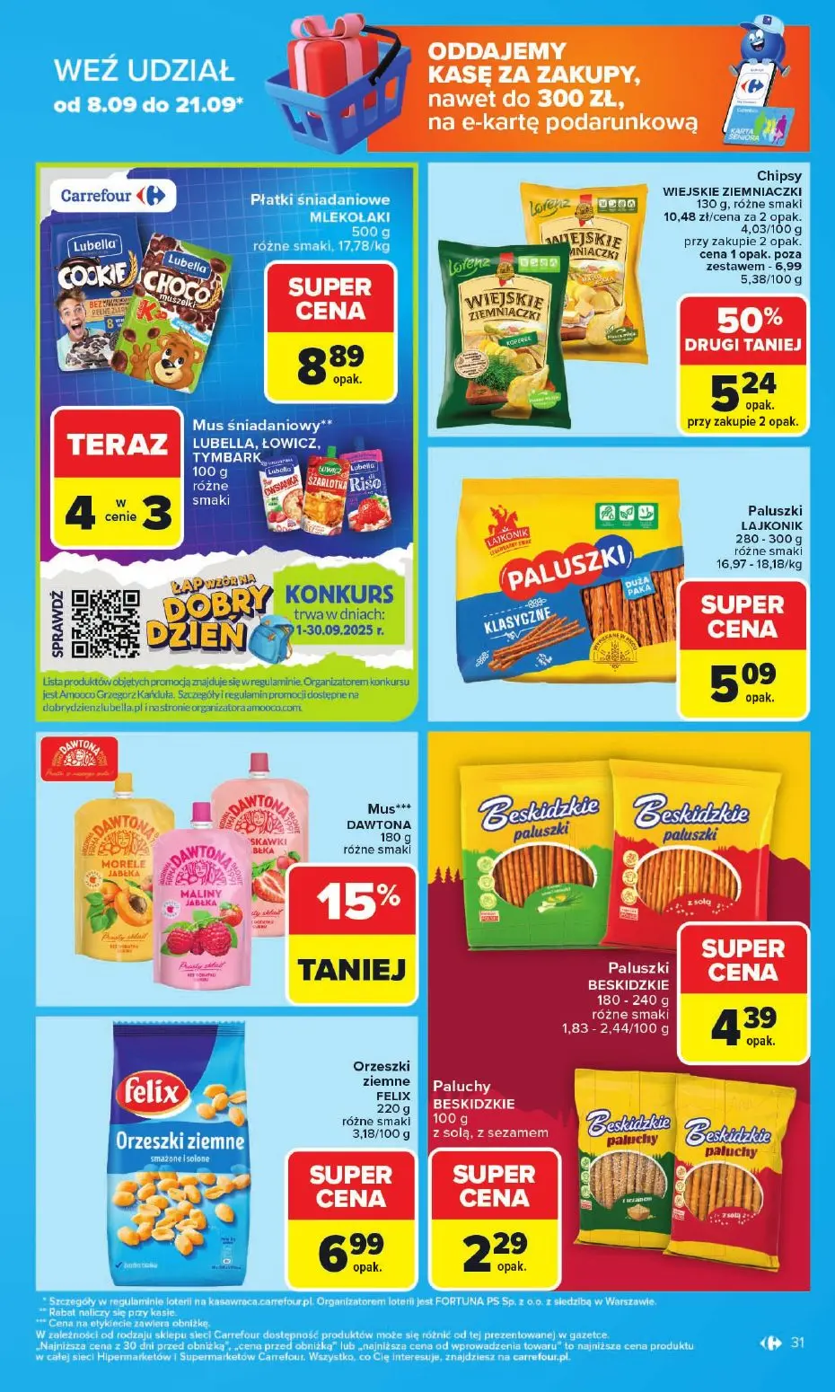 gazetka promocyjna Carrefour Loteria kasa wraca - Strona 31