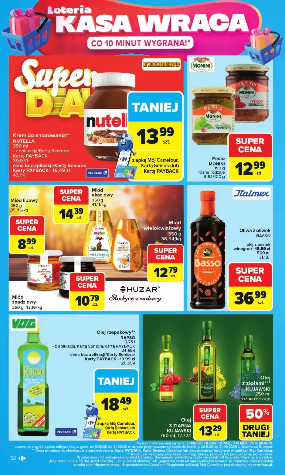 gazetka promocyjna Carrefour Loteria kasa wraca - Strona 32