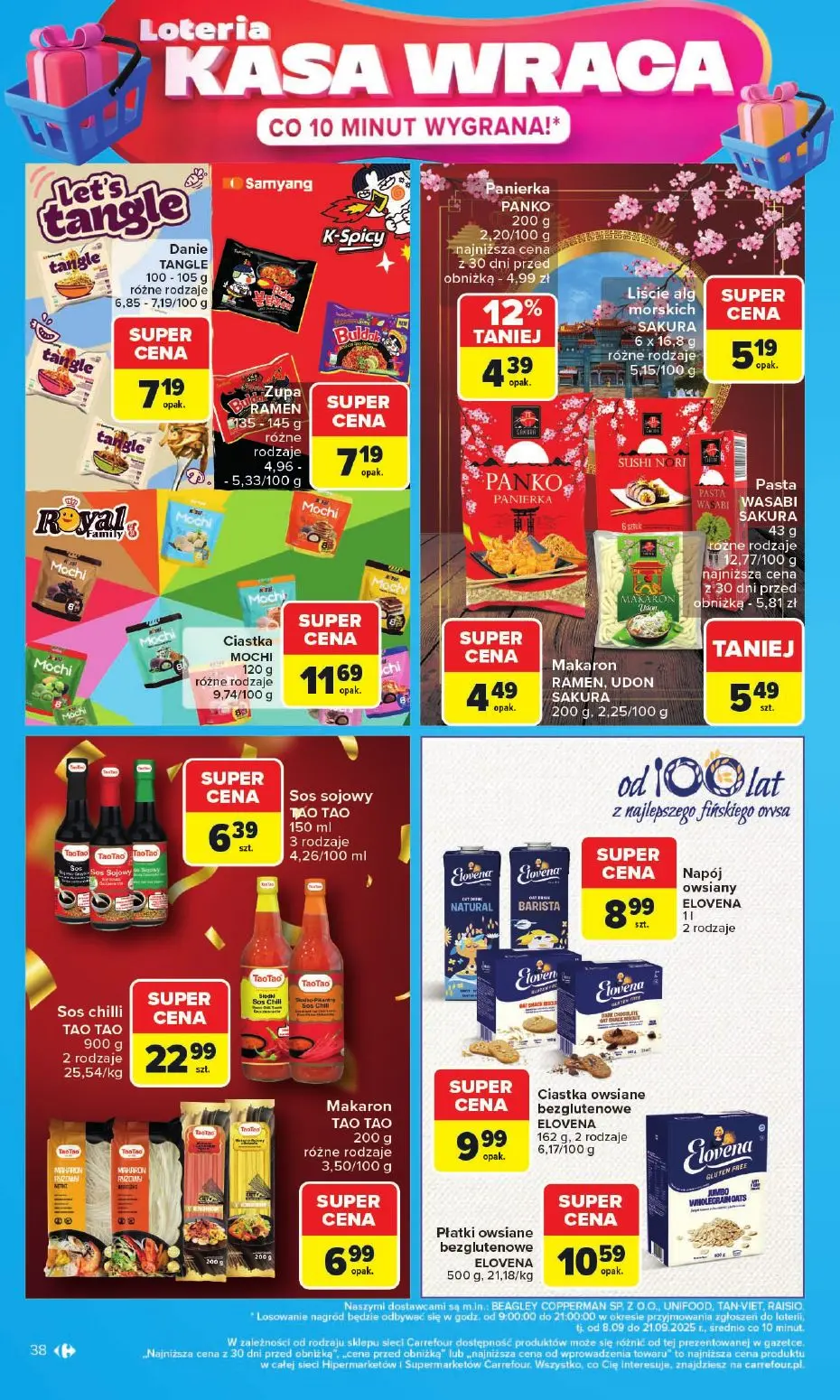 gazetka promocyjna Carrefour Loteria kasa wraca - Strona 38