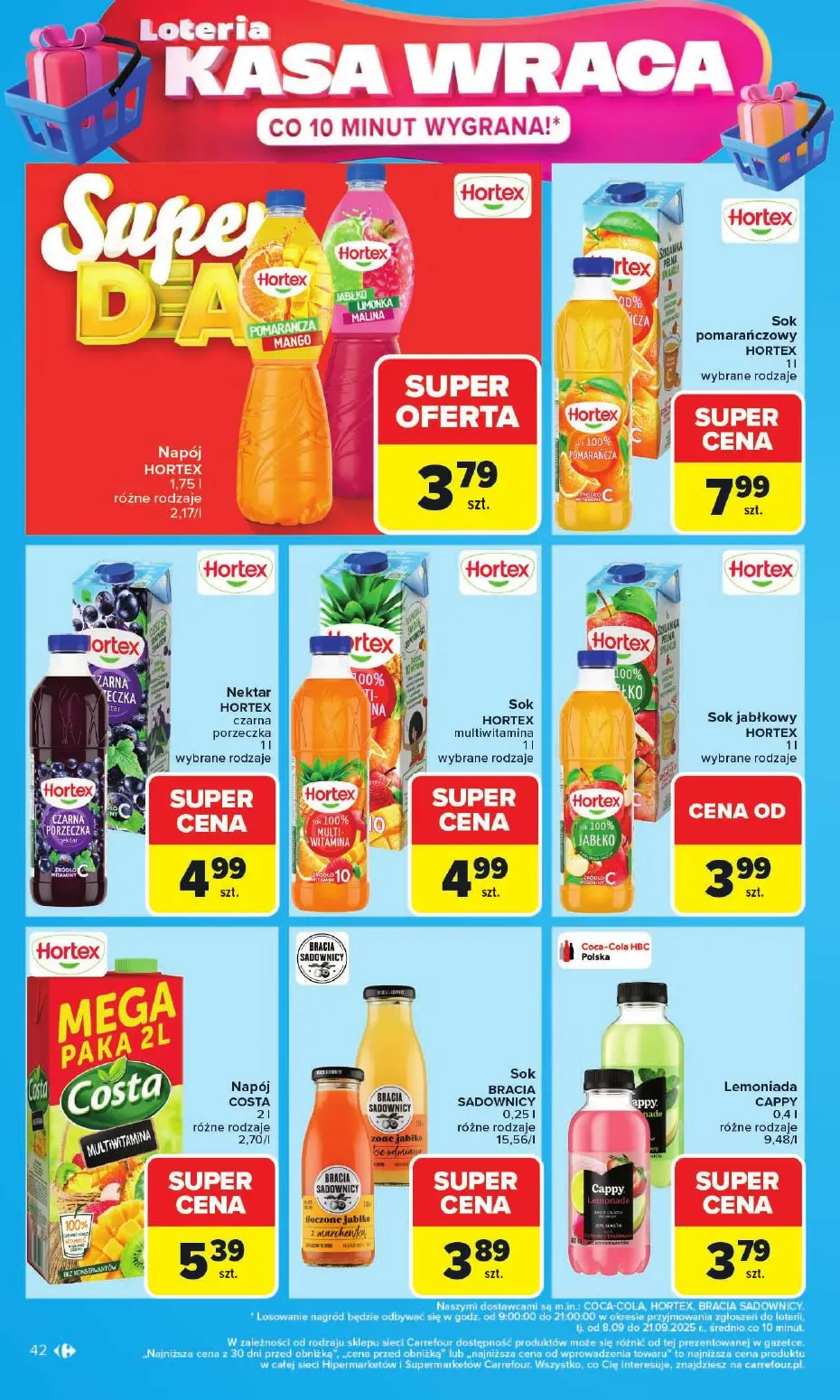 gazetka promocyjna Carrefour Loteria kasa wraca - Strona 42
