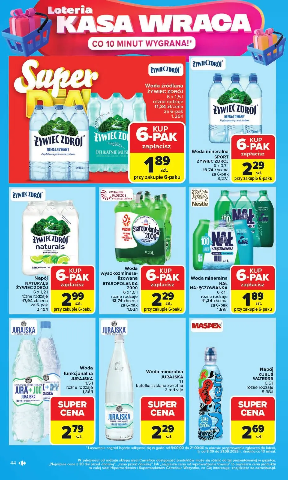 gazetka promocyjna Carrefour Loteria kasa wraca - Strona 44