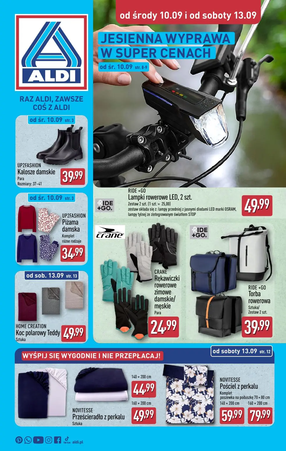 gazetka promocyjna ALDI Jesienna wyprawa w super cenach - Strona 1