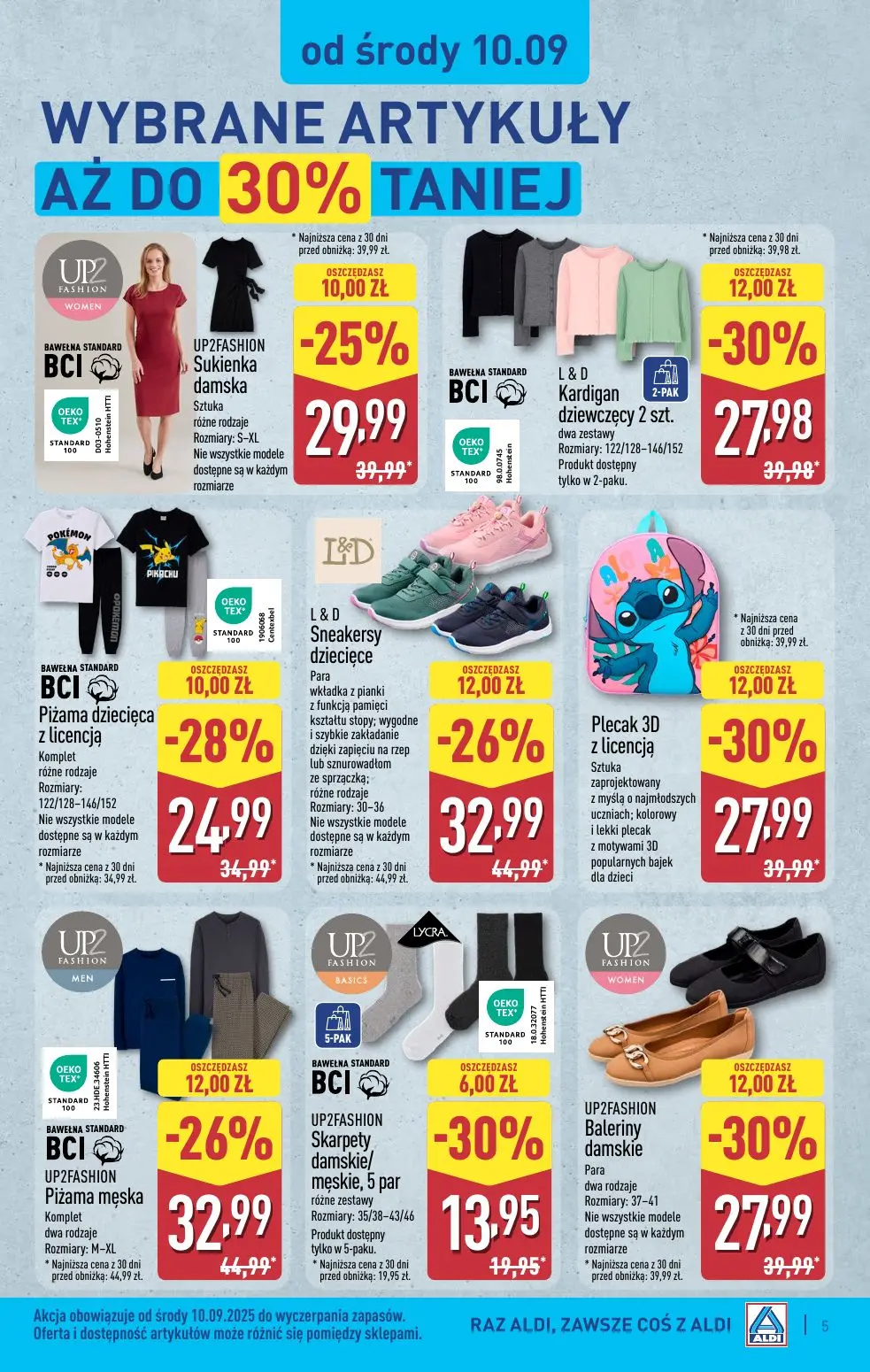 gazetka promocyjna ALDI Jesienna wyprawa w super cenach - Strona 5