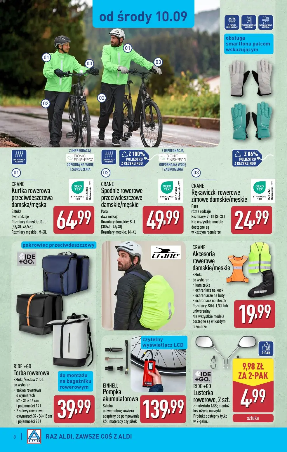gazetka promocyjna ALDI Jesienna wyprawa w super cenach - Strona 8