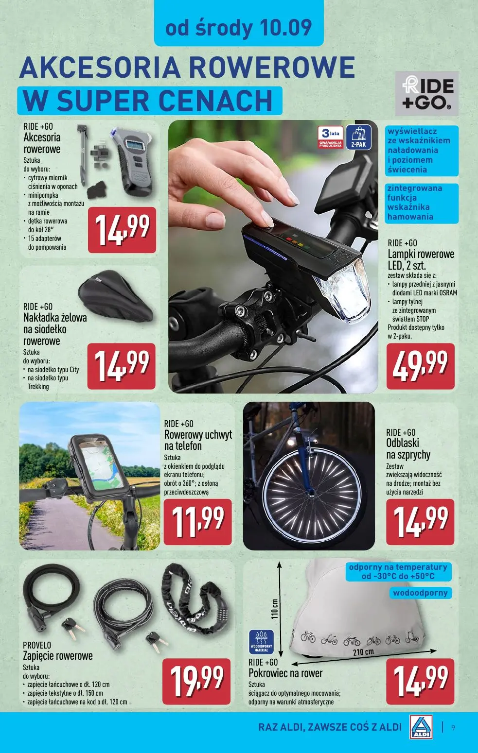 gazetka promocyjna ALDI Jesienna wyprawa w super cenach - Strona 9