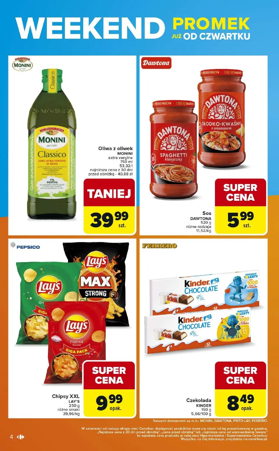 gazetka promocyjna Carrefour Weekend promek już od czwartku - Strona 4