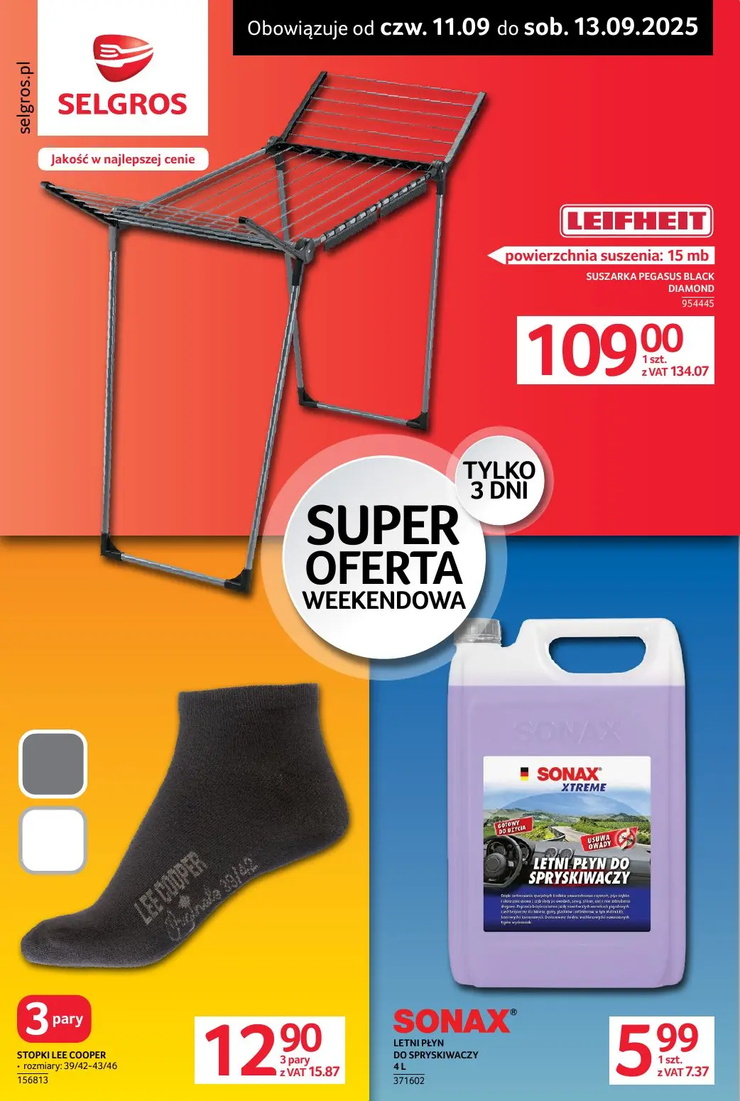 gazetka promocyjna SELGROS Oferta weekendowa
- Strona 1