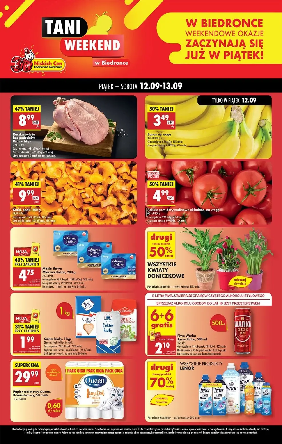 gazetka promocyjna Biedronka Tani weekend - Strona 1