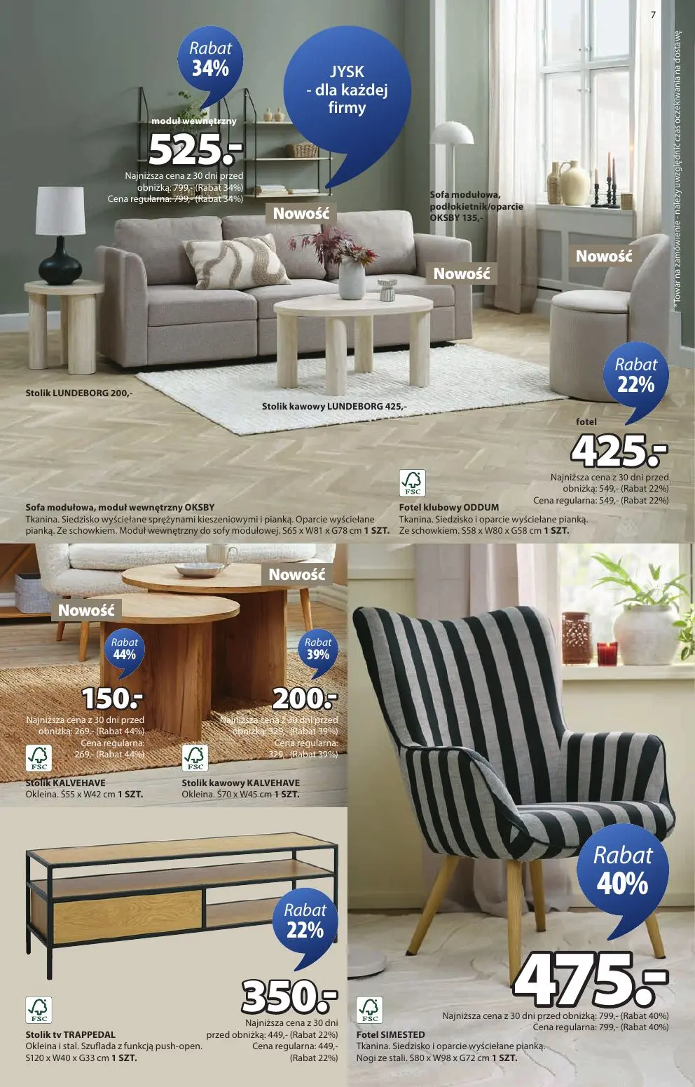 gazetka promocyjna JYSK Świetna oferta dla domu - Strona 7