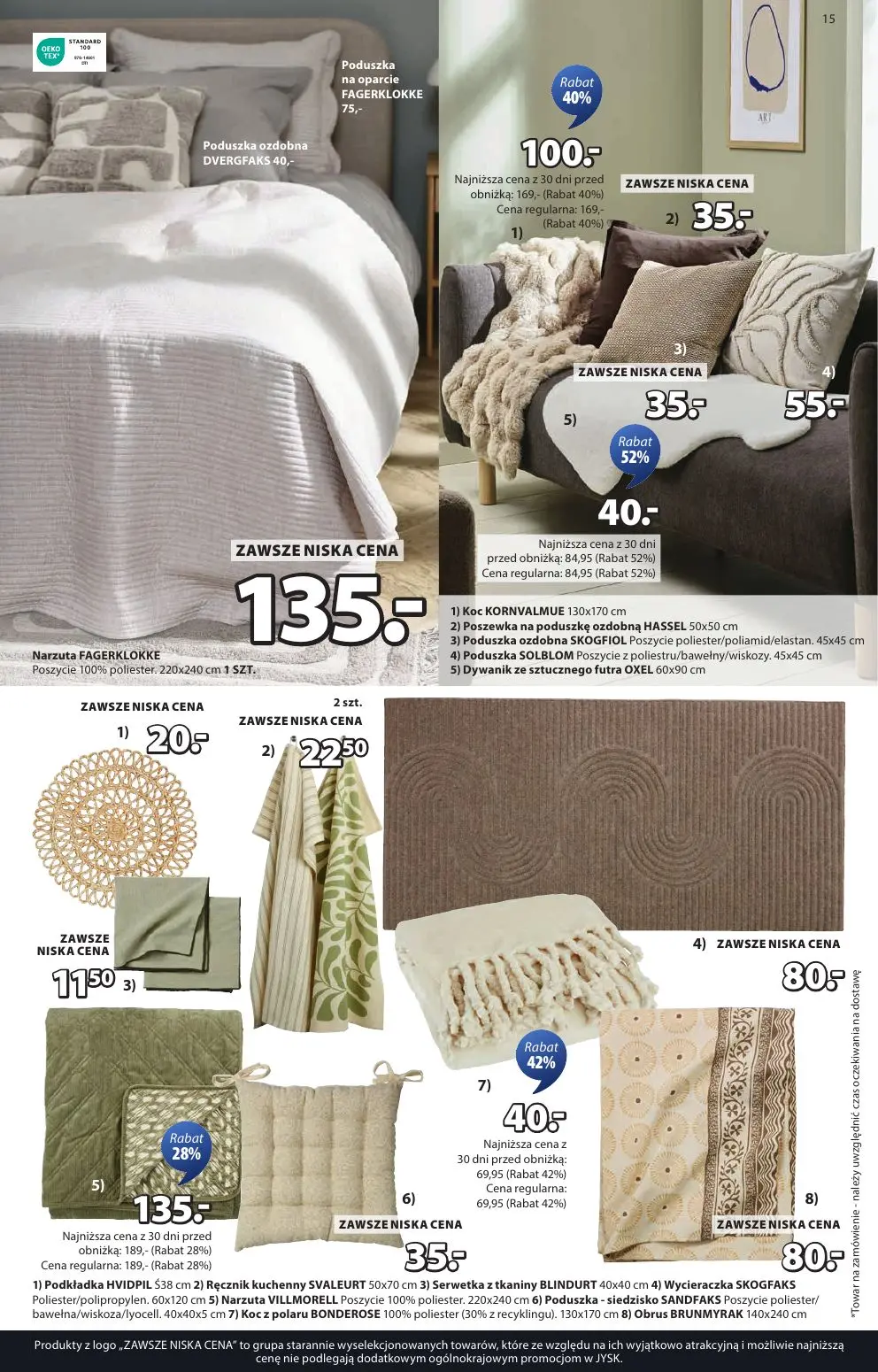 gazetka promocyjna JYSK Świetna oferta dla domu - Strona 15