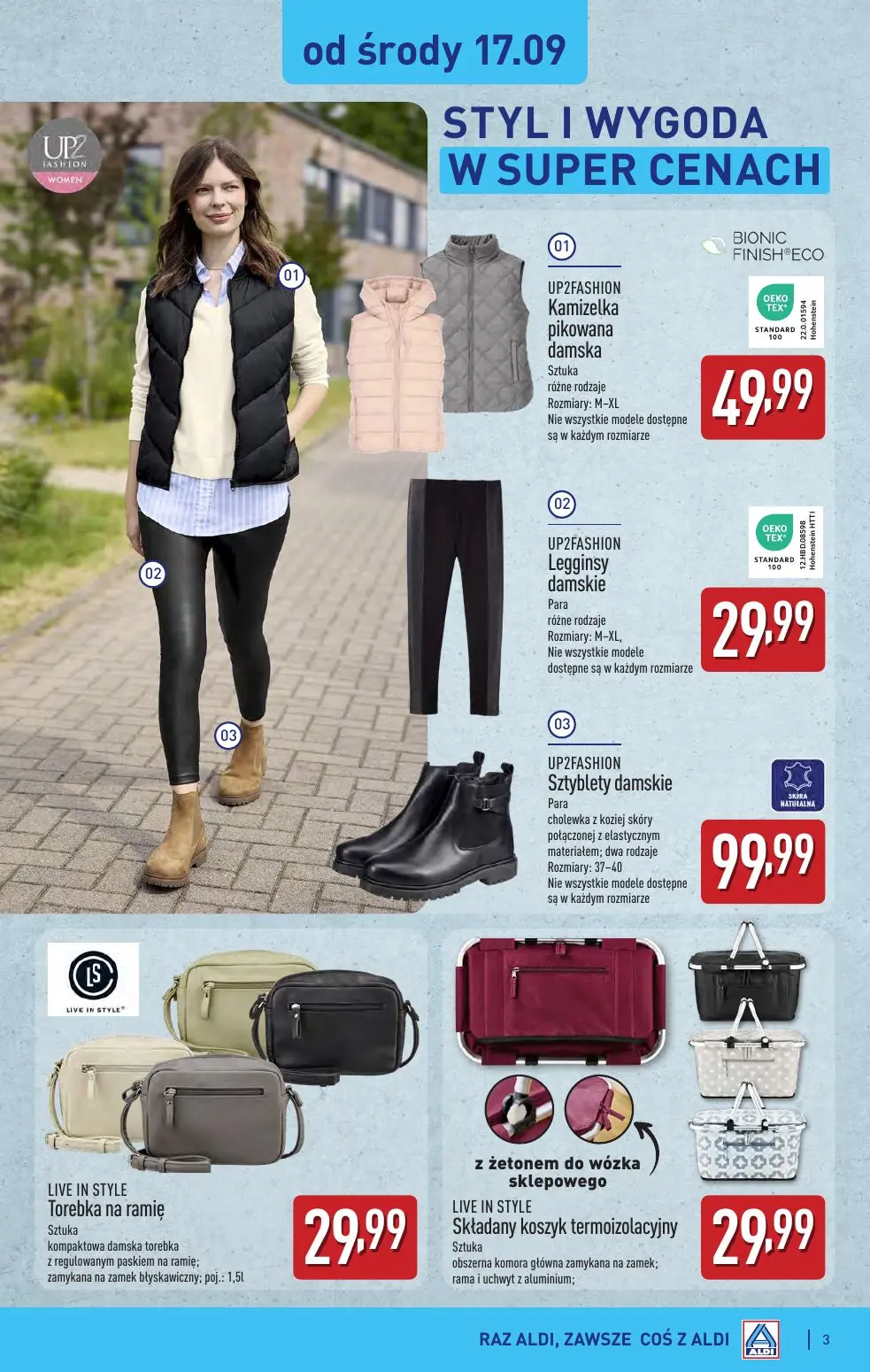 gazetka promocyjna ALDI Moda jesienna w super cenach - Strona 3