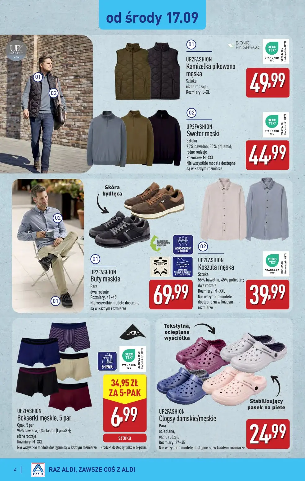gazetka promocyjna ALDI Moda jesienna w super cenach - Strona 4