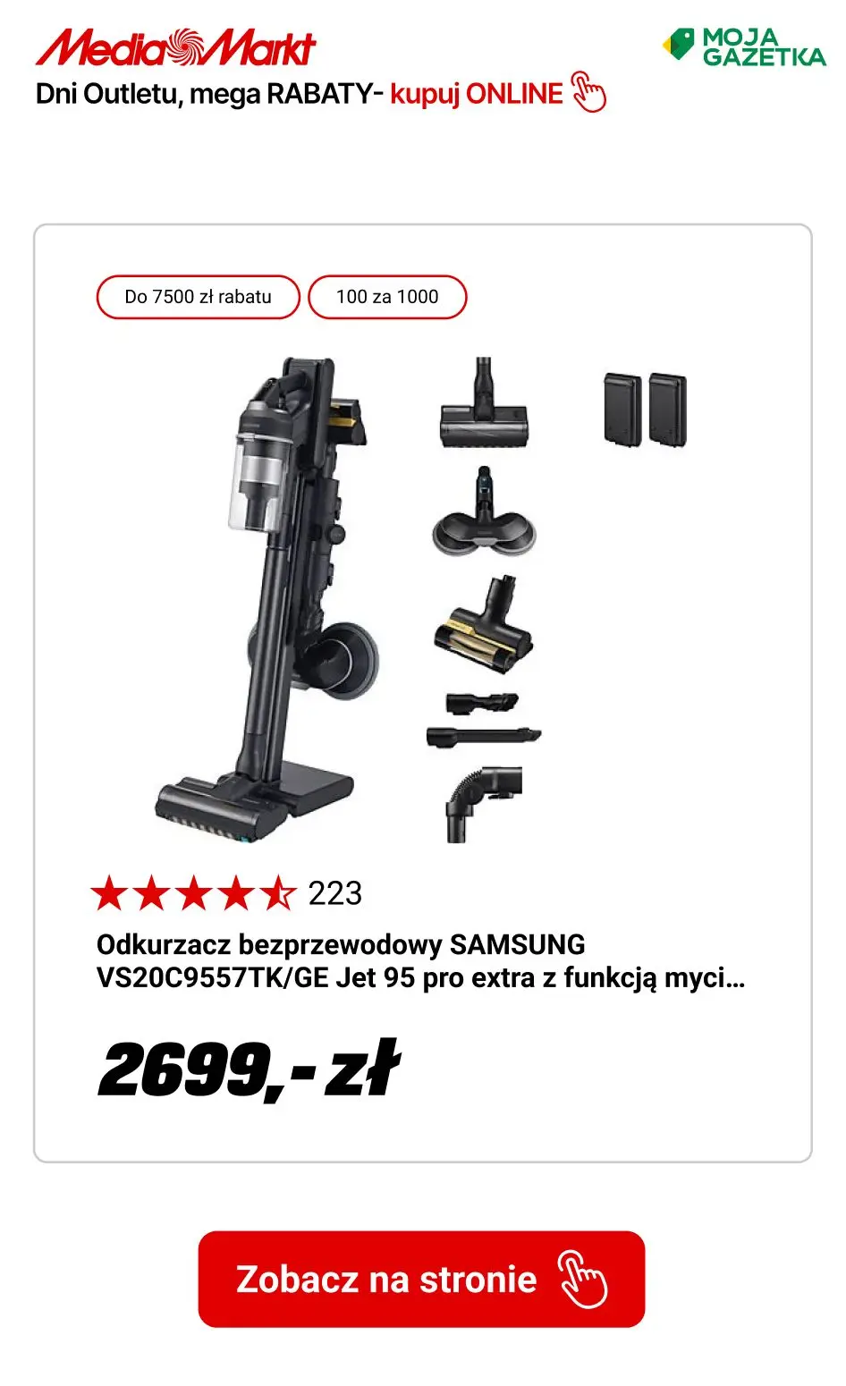 gazetka promocyjna Media Markt Dni Outletu - sprawdź jaki rabat zyskasz! - Strona 15