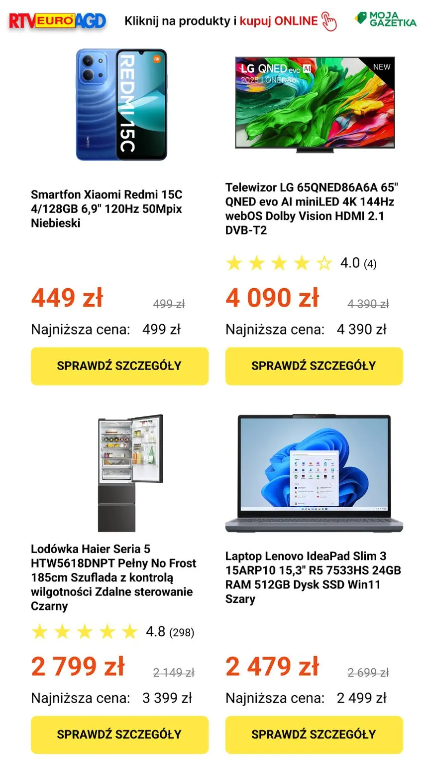 gazetka promocyjna RTV EURO AGD Extra rabaty! 💲💲 - Strona 4