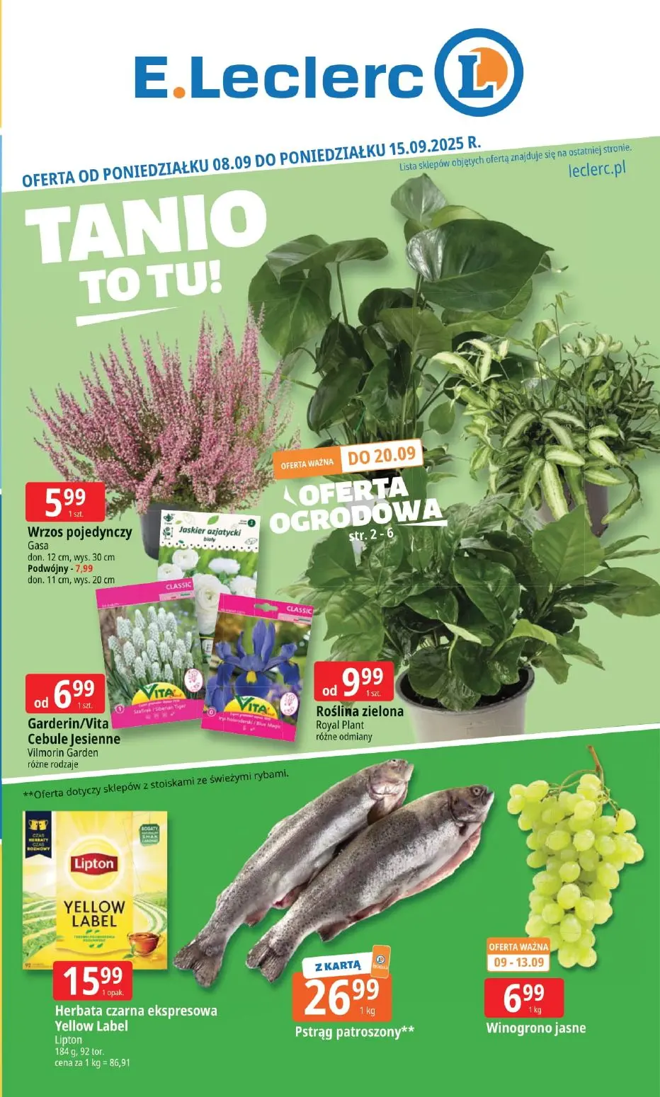 gazetka promocyjna E.Leclerc Tanio to tu! - Strona 1