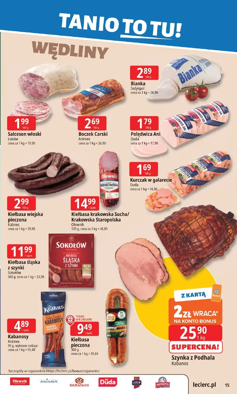 gazetka promocyjna E.Leclerc Tanio to tu! - Strona 15